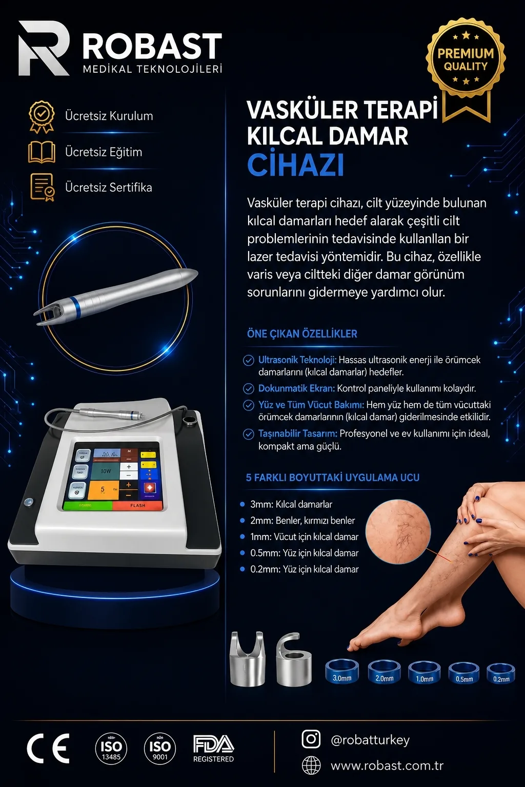 Vasküler Terapi Kılcal Damar Cihazı